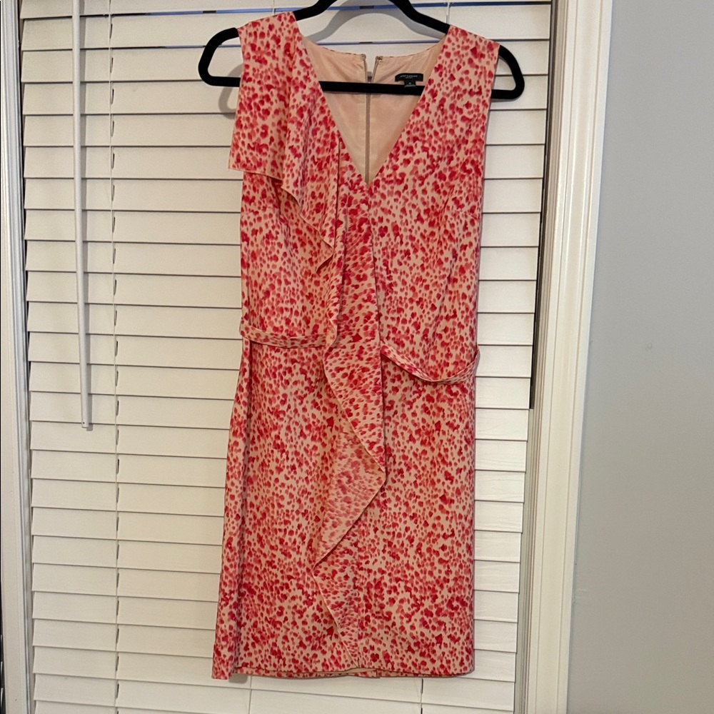 Ann Taylor Asymmetrical Pink Dress